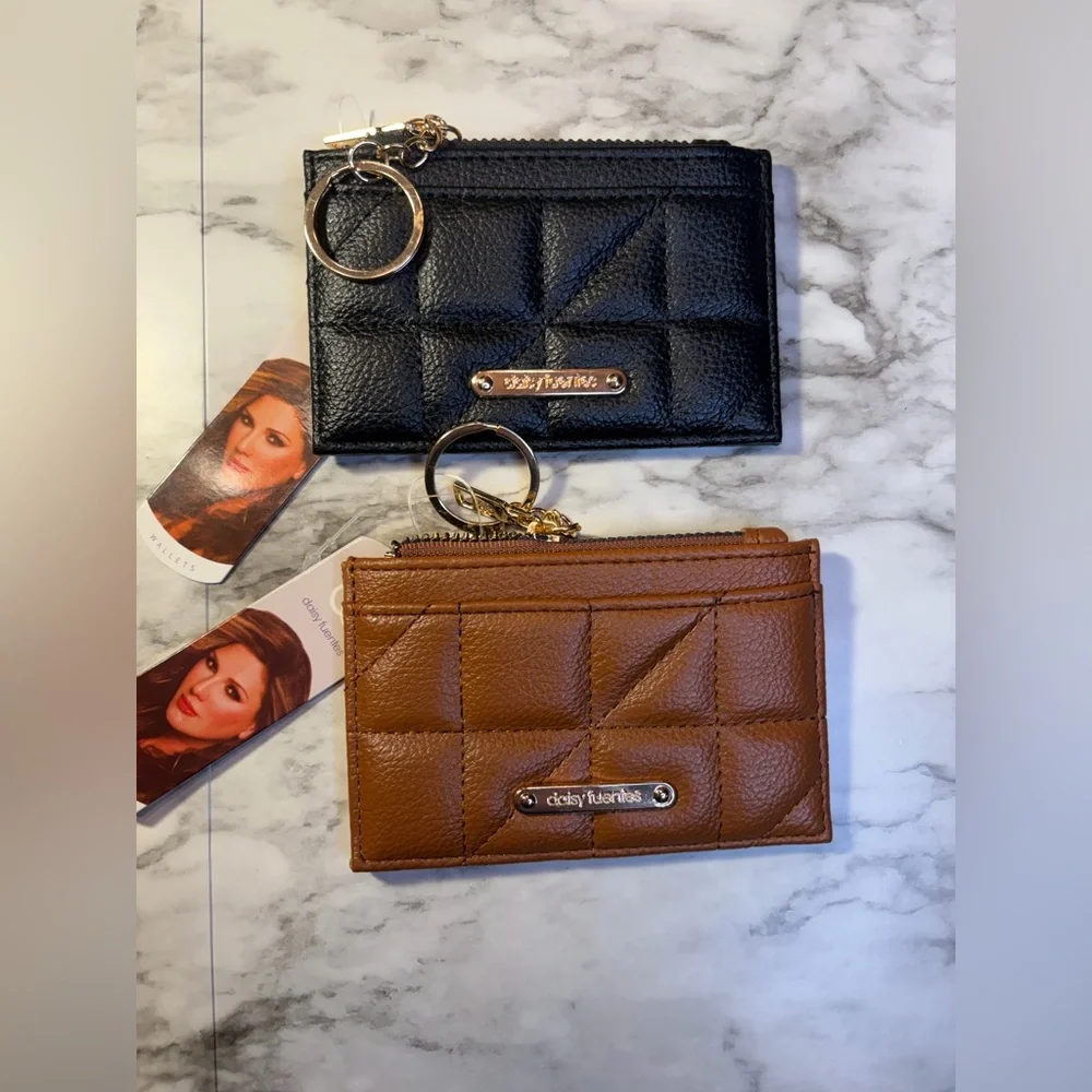 Bundle‎ of 2  card holders Black and brown, new with tag, by Daisy fuetes